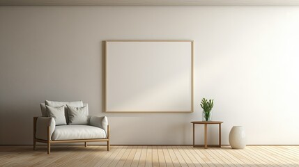 minimalist interior picture frame