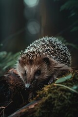 Fototapeta premium Ein Igel auf Nahrungssuche 