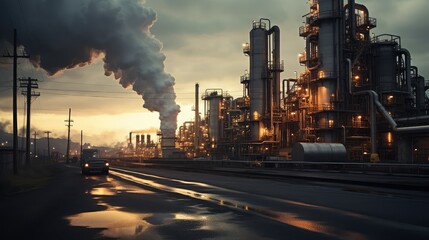 industry oil tanker truck