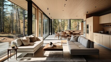 cozy interior cabin