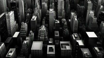cityscape geometric gray