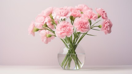 bouquet pink carnation