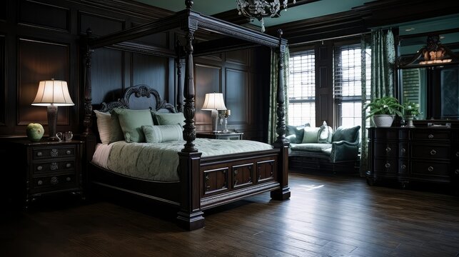 oak dark wood furniture