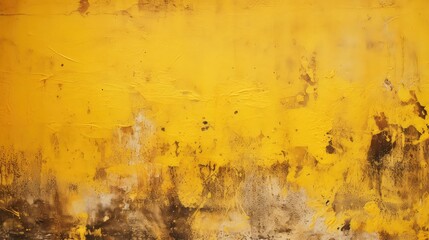 splatters yellow grunge background