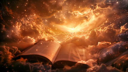The Bible the Word of God the Gospel in the Clouds of Heaven Way to Salvation