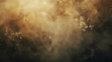 Dark grunge gold smoke