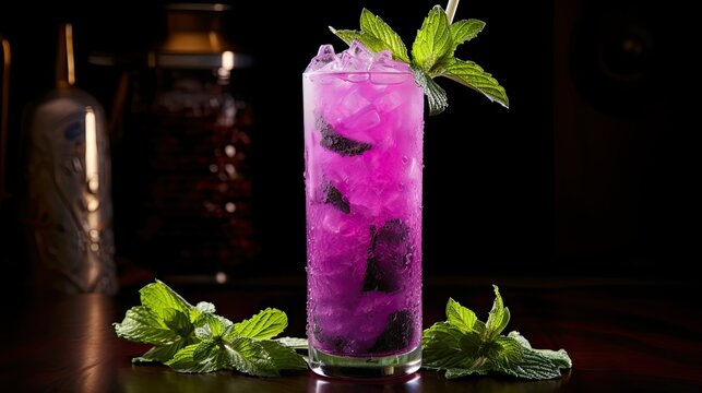 tall purple drink