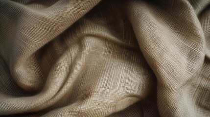 Natural color of linen fabric