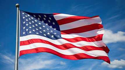 Fototapeta premium majestic usa stars and stripes