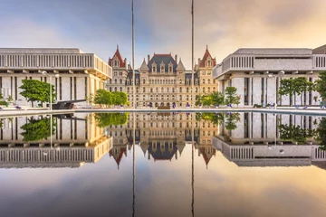 Foto op Aluminium albany-new-york-usa-at-the-new-york-state-capito- © khaled