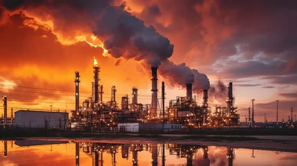 Fototapeten hues refinery oil © vectorwin
