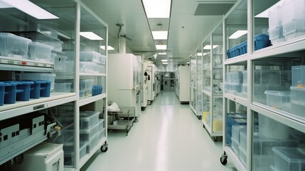pipette laboratory equipment clean room - obrazy, fototapety, plakaty