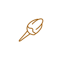 Indian Food Line Icon