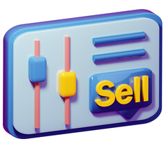 Stock Investment 3d icon