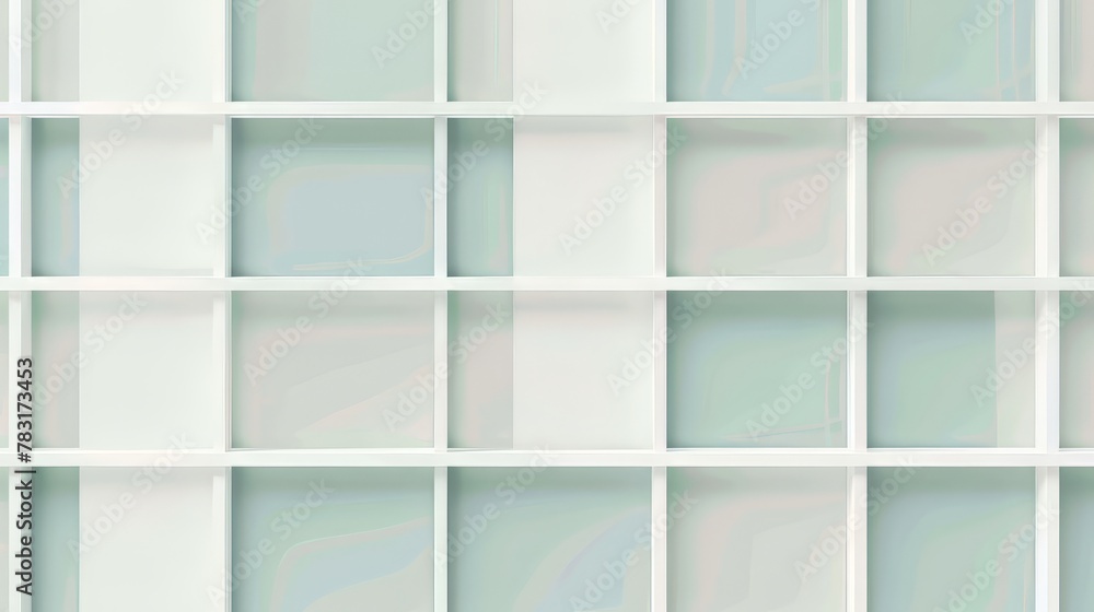 Poster minimalist grid pattern with monochromatic colors and subtle variations
