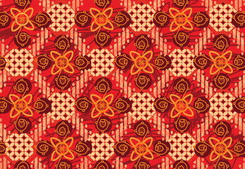 Batik Indonesian: is a technique of wax-resist dyeing applied to whole cloth, or cloth made using this technique originated from Indonesia.