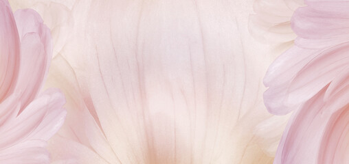 Light  pink  petals. Floral spring background. Close-up. Nature.	
