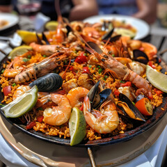 A Plate of Paella
