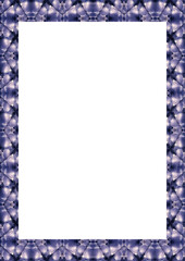 White Frame with Decorated Borders - 783176615