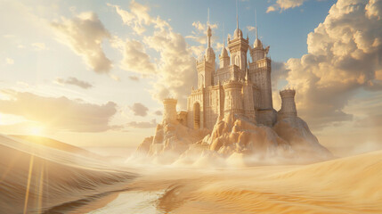 Castle in desert