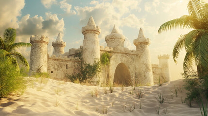 castle in the desert