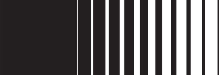 Vertical speed line halftone gradient line pattern background. Speed line halftone pattern thick to thin. Vector illustration. Monochrome pop art stripe overlay for poster illustration.  © Creativus Illustria