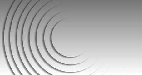 Seamless creative artistic showroom background luxury circles bg. Minimal elegant ellipse moving render conceptual trendy stock illustration.Clean rings business presentation corporate bg. Ripple fx.