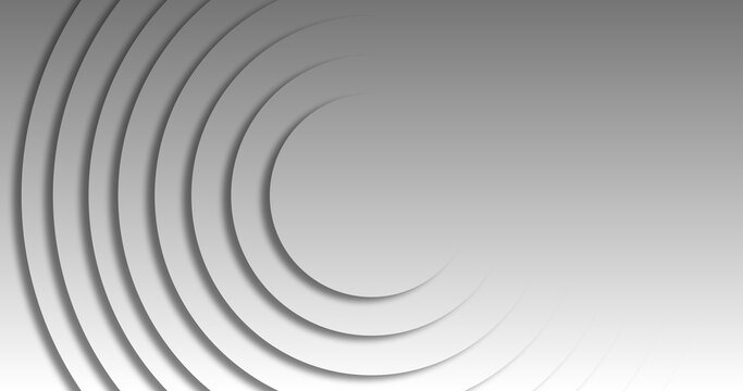 Seamless creative artistic showroom background luxury circles bg. Minimal elegant ellipse moving render conceptual trendy stock illustration.Clean rings business presentation corporate bg. Ripple fx.