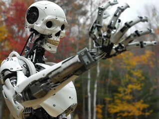 Fototapeta premium Mechanical augmentations, Tilted angle vie