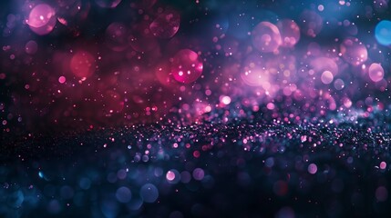 Sparkling Bokeh Lights in Vibrant Abstract