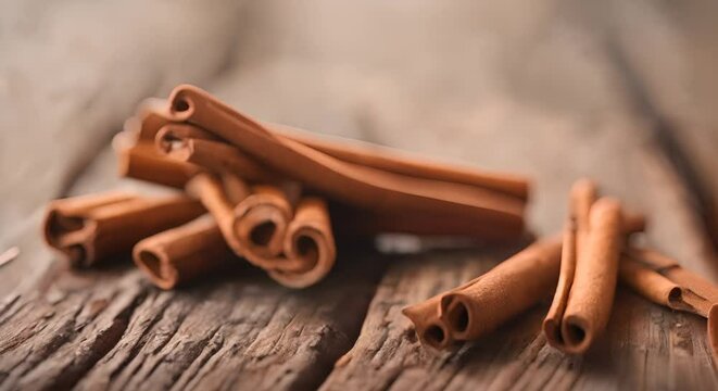 Cinnamon sticks.	
