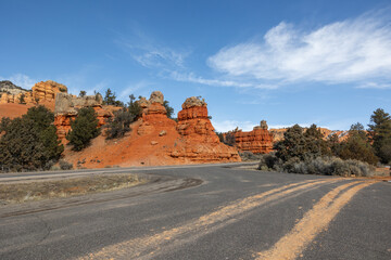 Beautiful utah and nevada mountains