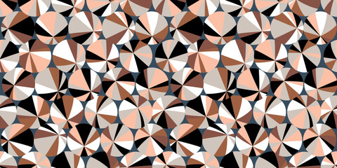 カラフルな幾何学パターン
Colorful Geometric background. Seamless pattern. Vector. - 783185464