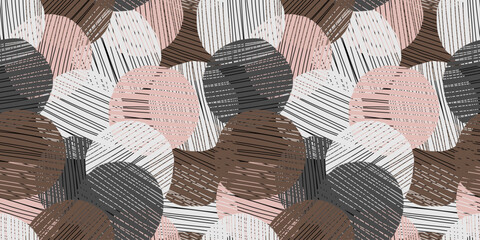 Geometric illustration background. Seamless pattern.Vector. 幾何学イラストパターン　背景素材
- 783185819