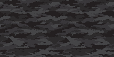 Camouflage background. Seamless pattern.Vector. 迷彩パターン テクスチャ 背景素材 - obrazy, fototapety, plakaty