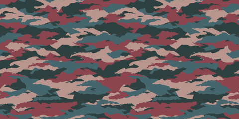 Camouflage background. Seamless pattern.Vector. 迷彩パターン テクスチャ 背景素材 - 783186238
