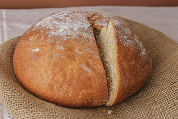 bread on a table