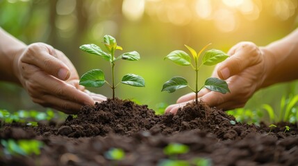 Sustainable Business Practices with CSR Concept and Planting for a Greener Future