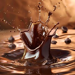 splash of chocolate
