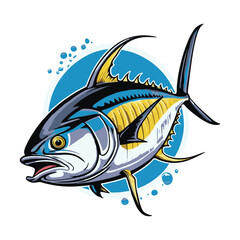 clipart vector isolation fresh tuna fish
