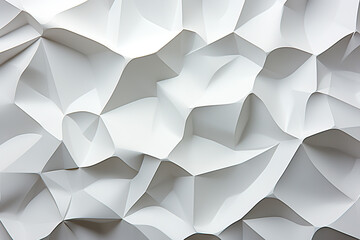 Abstract Elegance: Creative White Geometric Shapes Decorative Background - 783200091