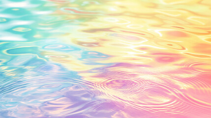 Abstract pastel colored background with water ripples and reflection. Summer background. Soft pastel colors.