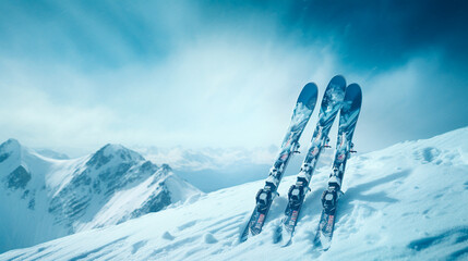 snowboarders are on the mountain slope.
