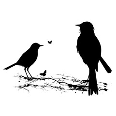silhouette of a crow