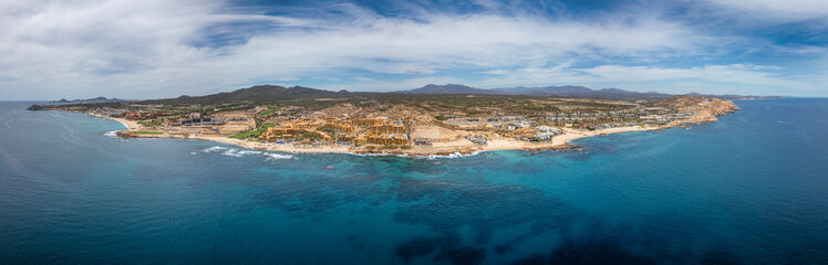 baja california sur pacific ocean beach aerial panorama landscape san jose del cabo view from the...