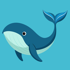 Obraz premium illustration of whale