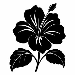 black-hibiscus-flower-silhouette-vector