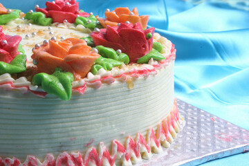Birthday Cake, Cake, Bakery, Biscuit, Burger, Donat, Pastry, Dessert