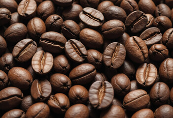 macro coffee beans, in editorial photography