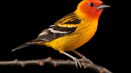 Canary Serenade: Enchanting Images of Melodious Songbirds - obrazy, fototapety, plakaty